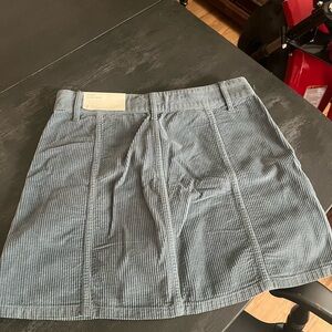 brand new baby blue full zip AE skirt